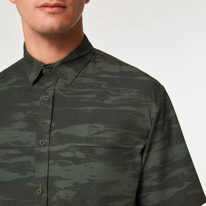 Oakley perie tigru camo verde cămașă rc toată ziua haine 620J2242