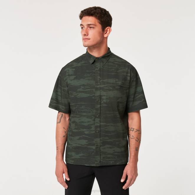 Oakley perie tigru camo verde cămașă rc toată ziua haine 620J2242