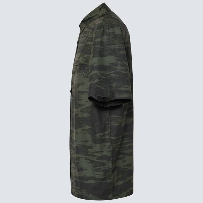 Oakley perie tigru camo verde cămașă rc toată ziua haine 620J2242