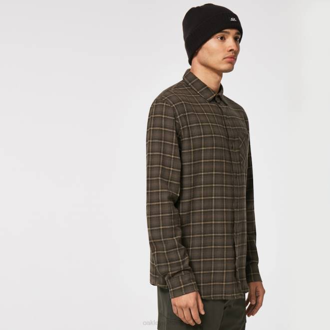 Oakley verificare nouă perie închisă podium carouri ls flanel haine 620J2463