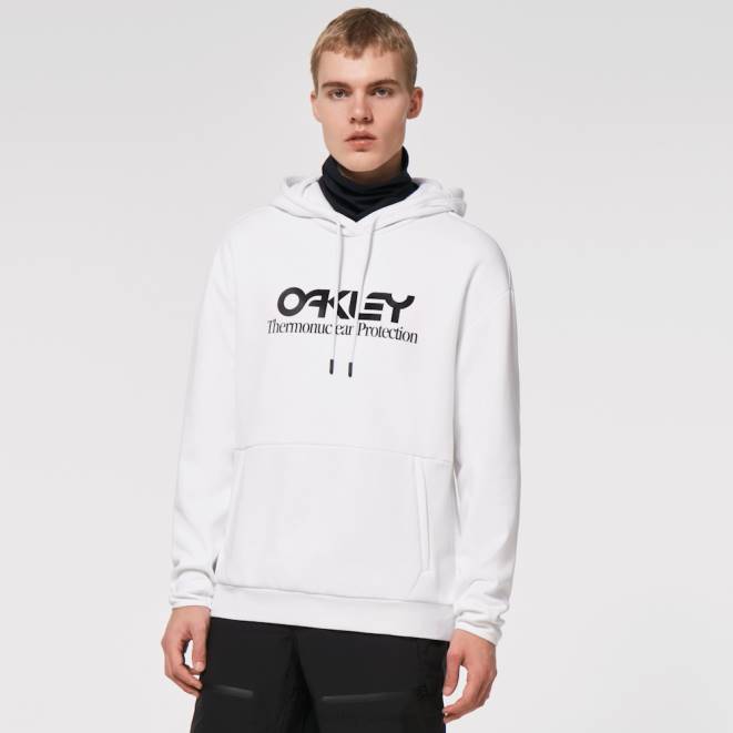 Oakley alb negru hanorac rider long 2.0 haine 620J2454
