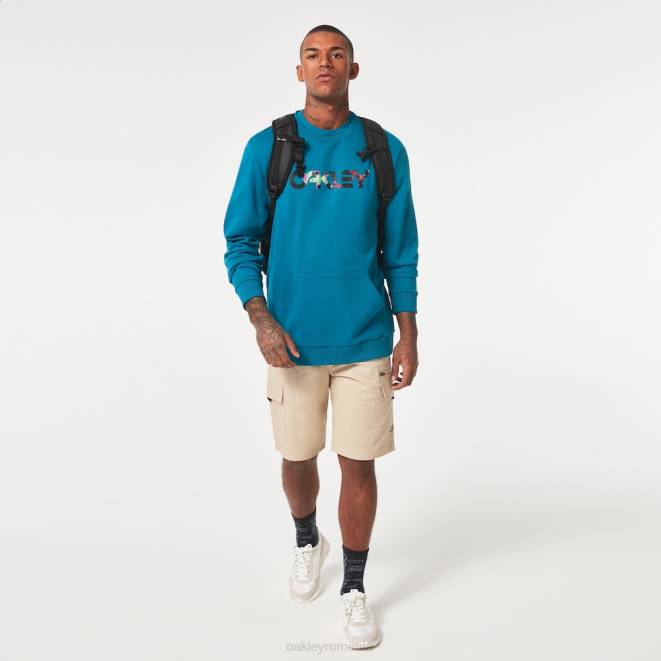 Oakley albastru aurora floral splash b1b crew haine 620J2124