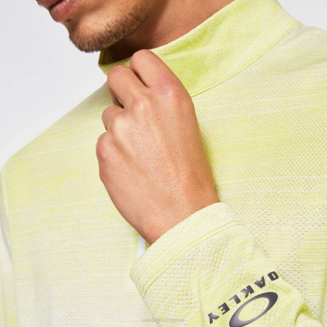 Oakley erica albă concurent jumătate fermoar haine 620J2444