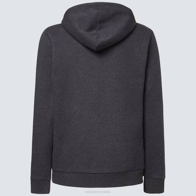 Oakley erica gri închis hanorac cu fermoar complet relax haine 620J2423
