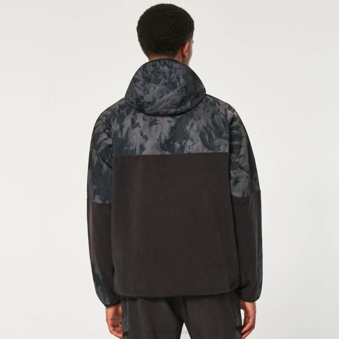 Oakley imprimeu td negru/munte hanorac wanderlust fz haine 620J2305