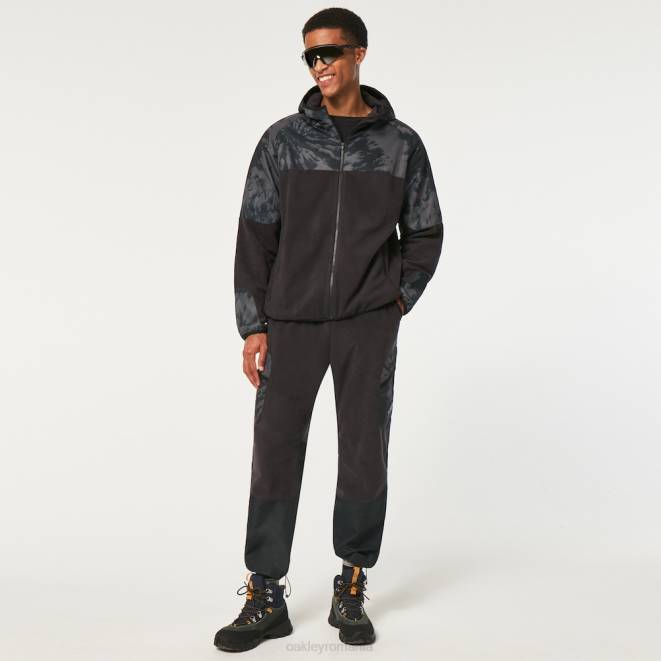 Oakley imprimeu td negru/munte hanorac wanderlust fz haine 620J2305
