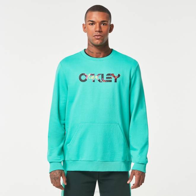 Oakley menta verde floral splash b1b crew haine 620J2122