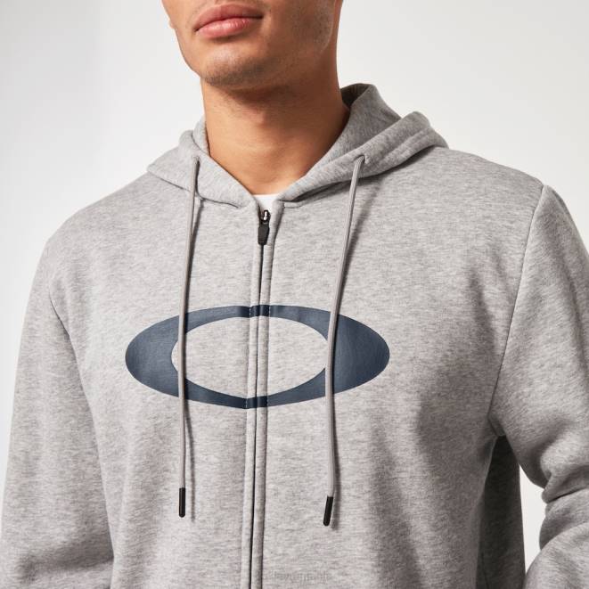 Oakley nou granit hthr hanorac elipse cu fermoar complet haine 620J2280