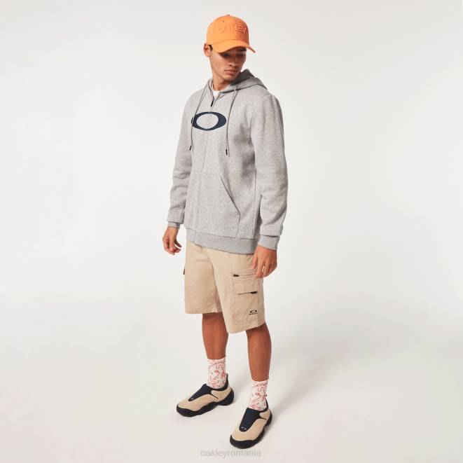 Oakley nou granit hthr hanorac elipse cu fermoar complet haine 620J2280