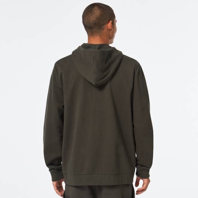 Oakley perie închisă nouă/neagră hanorac cu fermoar complet teddy haine 620J2503