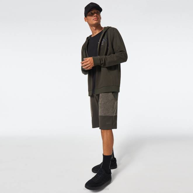 Oakley perie închisă nouă/neagră hanorac cu fermoar complet teddy haine 620J2503