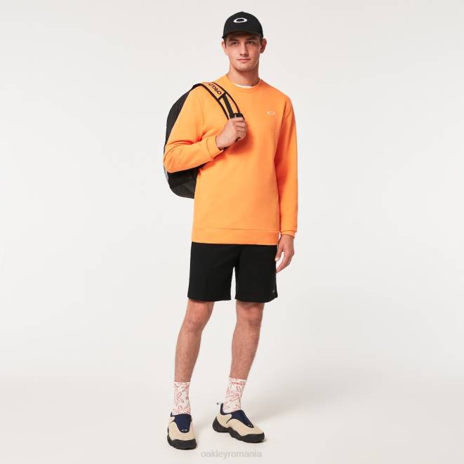 Oakley portocaliu moale hanorac vintage pentru echipaj haine 620J2144