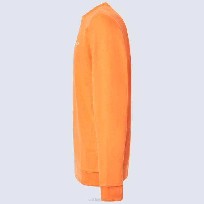 Oakley portocaliu moale hanorac vintage pentru echipaj haine 620J2144