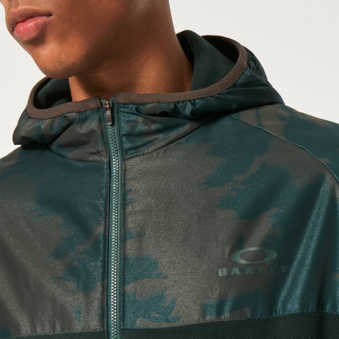 Oakley print td verde/munte hanorac wanderlust fz haine 620J2304