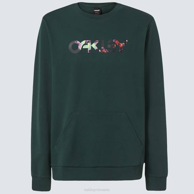 Oakley verde de vânător floral splash b1b crew haine 620J2125