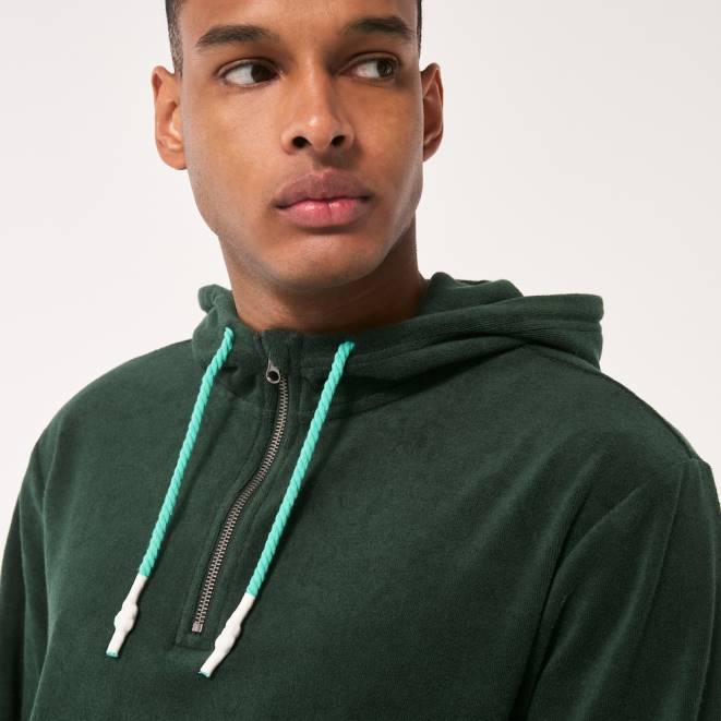 Oakley verde de vânător hanorac Dawny cu fermoar 1/4 haine 620J2237