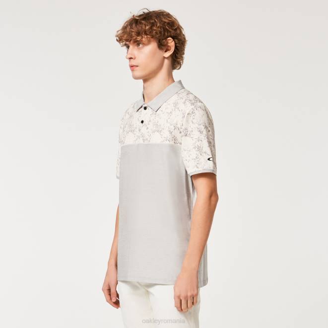 Oakley alb arctic polo cu bloc de nisip haine 620J2184