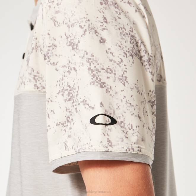 Oakley alb arctic polo cu bloc de nisip haine 620J2184