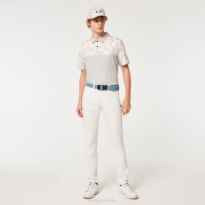 Oakley alb arctic polo cu bloc de nisip haine 620J2184