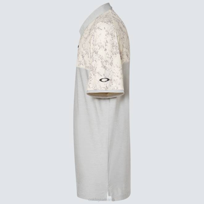 Oakley alb arctic polo cu bloc de nisip haine 620J2184