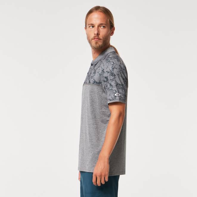 Oakley ardezie întunecată polo cu bloc de nisip haine 620J2186