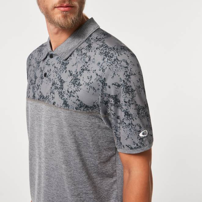 Oakley ardezie întunecată polo cu bloc de nisip haine 620J2186