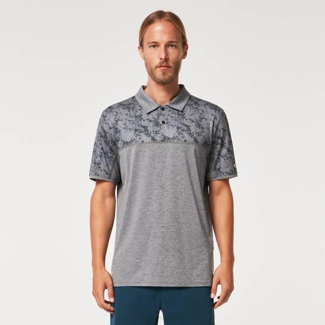 Oakley ardezie întunecată polo cu bloc de nisip haine 620J2186