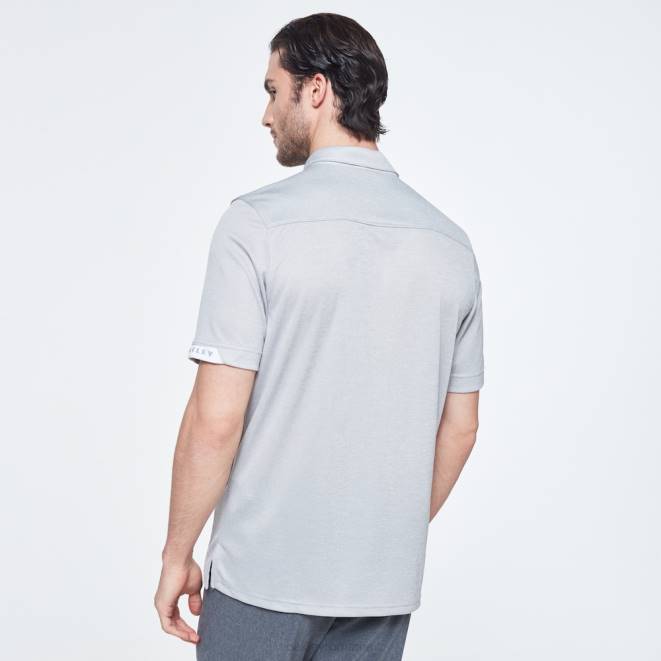 Oakley gri ceață polo cu mânecă scurtă gravity 2.0 haine 620J2411