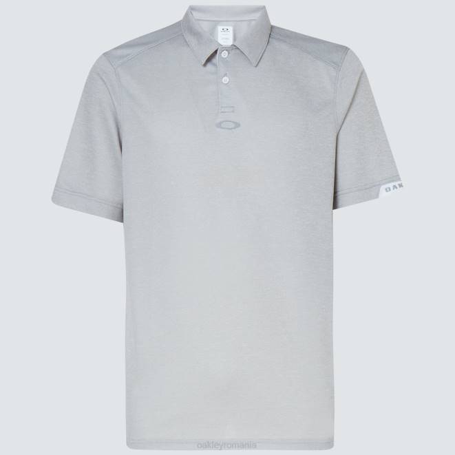 Oakley gri ceață polo cu mânecă scurtă gravity 2.0 haine 620J2411