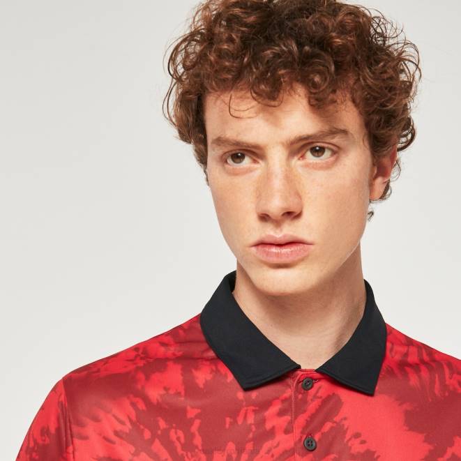 Oakley roșu de fier mtndye clrblk polo haine 620J2358