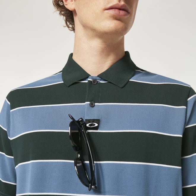 Oakley verde vânător/albastru copen dungă moale retro haine 620J2349