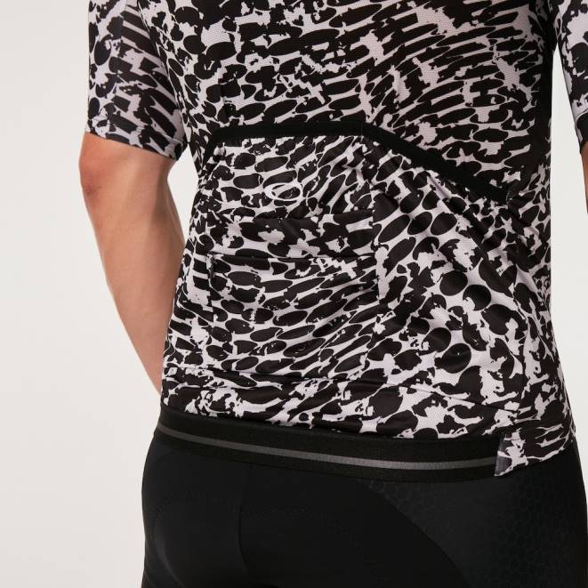 Oakley abstract negru/alb tricou camo endurance dazzle haine 620J2261