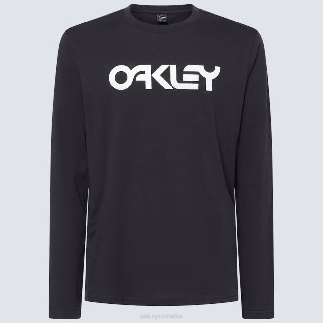 Oakley alb negru mark ii l/s tee 2.0 haine 620J2584
