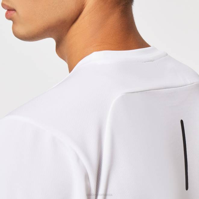 Oakley alb tricou cu mânecă lungă pentru antrenament de bază haine 620J2409