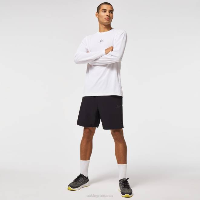 Oakley alb tricou cu mânecă lungă pentru antrenament de bază haine 620J2409