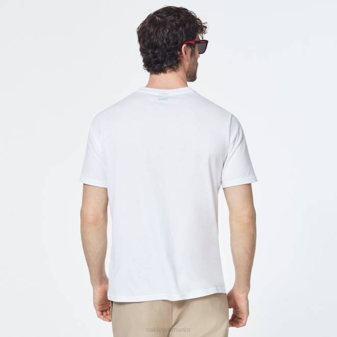 Oakley alb tricou cu mânecă scurtă cu logo b1b haine 620J2403