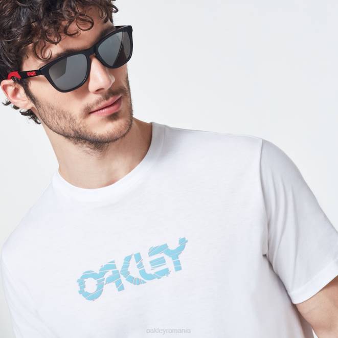 Oakley alb tricou cu mânecă scurtă cu logo b1b haine 620J2403