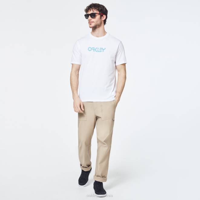 Oakley alb tricou cu mânecă scurtă cu logo b1b haine 620J2403
