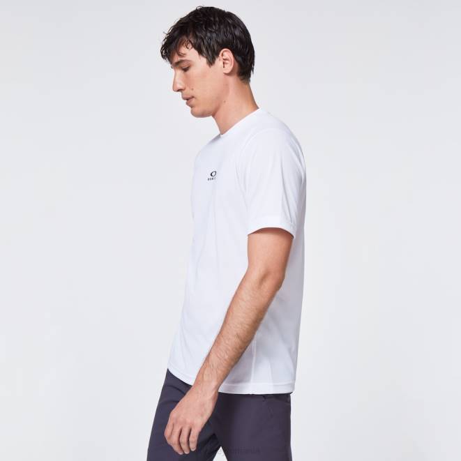 Oakley alb tricou cu mânecă scurtă pentru antrenament de bază haine 620J2407