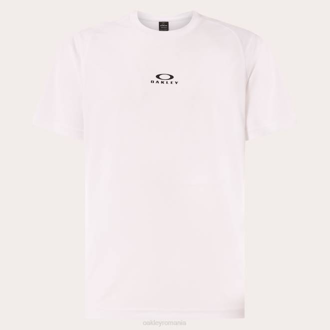 Oakley alb tricou cu mânecă scurtă pentru antrenament de bază haine 620J2407