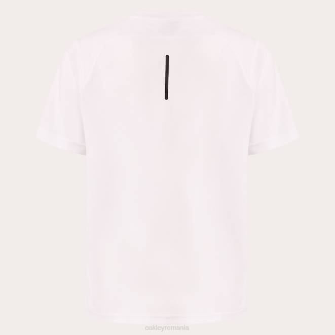Oakley alb tricou cu mânecă scurtă pentru antrenament de bază haine 620J2407