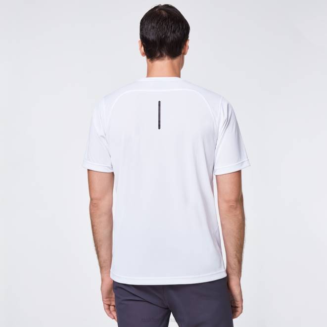 Oakley alb tricou cu mânecă scurtă pentru antrenament de bază haine 620J2407