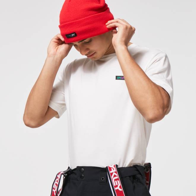 Oakley alb tricou cu plasture gradient b1b haine 620J2456