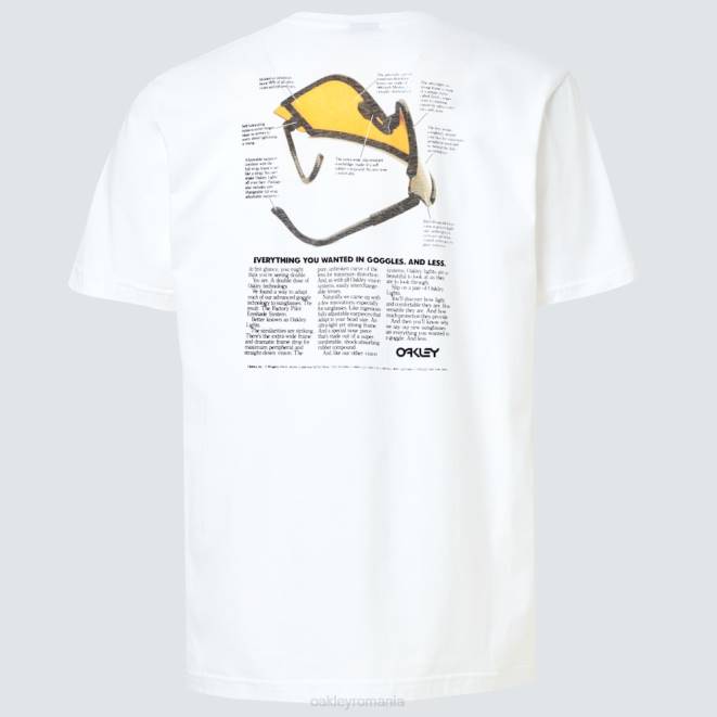 Oakley alb tricou heritage eyeshade haine 620J2416