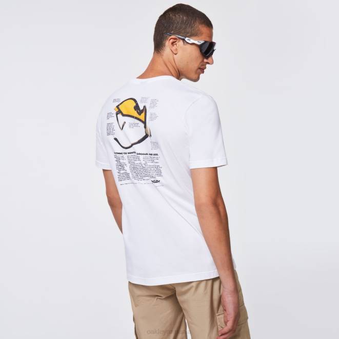 Oakley alb tricou heritage eyeshade haine 620J2416