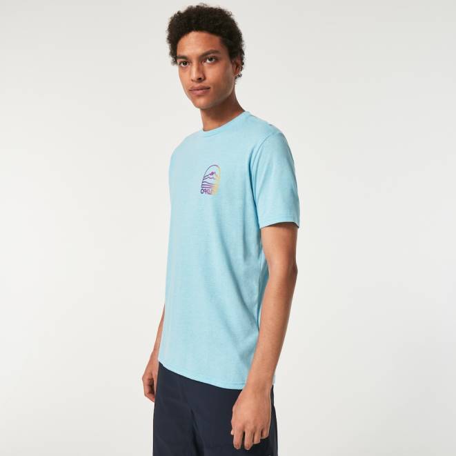 Oakley albastru stralucitor tricou gradient mountain b1b haine 620J2382