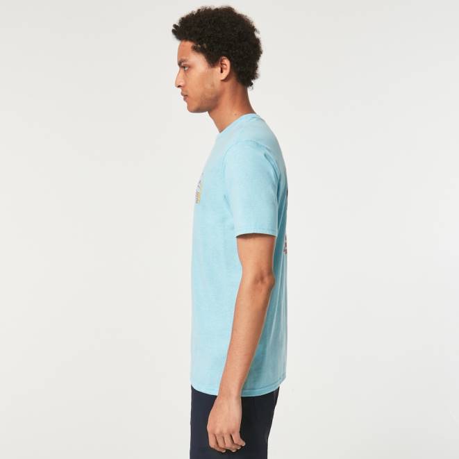 Oakley albastru stralucitor tricou gradient mountain b1b haine 620J2382