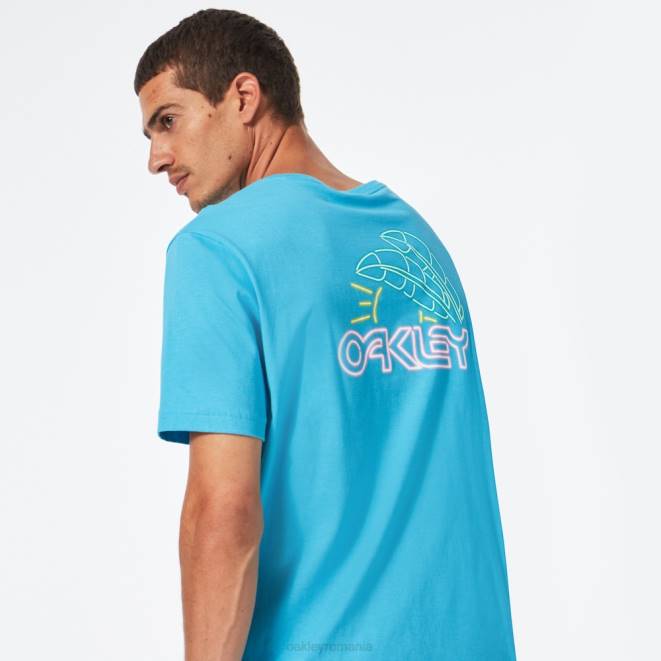 Oakley albastru stralucitor tricou sunrise b1b haine 620J2526