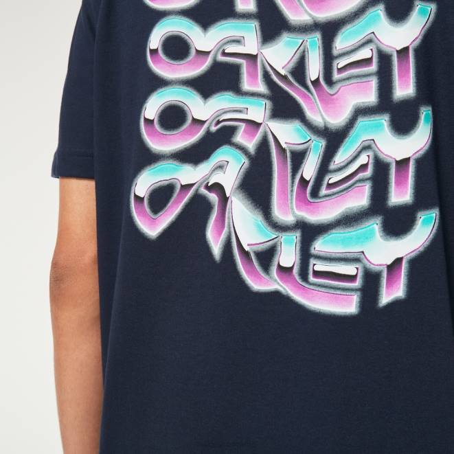 Oakley bânză tricou twisted wave b1b rc haine 620J2570