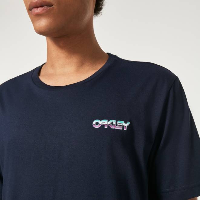 Oakley bânză tricou twisted wave b1b rc haine 620J2570